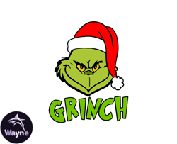Grinch Christmas SVG, christmas svg, grinch svg, grinchy green svg, funny grinch svg, cute grinch svg, santa hat svg 223