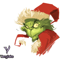 Grinch Christmas SVG, christmas svg, grinch svg, grinchy green svg, funny grinch svg, cute grinch svg, santa hat svg 90
