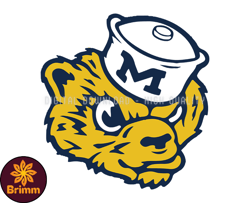 Michigan Wolverines Rugby Ball Svg, ncaa logo, ncaa Svg, ncaa Team Svg, NCAA, NCAA Design 43