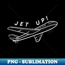 Jet Up  NY Jets Football Fan - Aesthetic Sublimation Digital File - Enhance Your Apparel with Stunning Detail