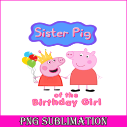 Sister pig of the birthday girl png