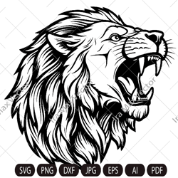 Lion Face svg / Lion Head svg / Lion svg / Lion King svg / Lions Mascot svg / Leo svg / Lion Head / Lion Printable / INS