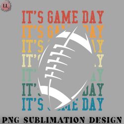 Football PNG Its game day color football