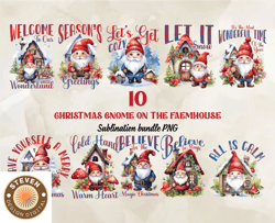 10 Christmas Gnome On The Faemhouse Png, Christian Christmas Svg, Christmas Design, Christmas Shirt, Christmas 72