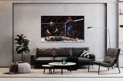 UFC Champion Alex Pereira Bow & Arrow, The Last Style Bender's Israel Adesanya UFC KO  Print, Framed Art, Fight Room Dec