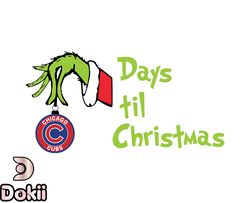 Chicago Cubs Christmas Svg, Christmas Svg, Baseball Sports Svg, MLB Team Svg, MLB, MLB Design 21