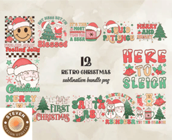 12 Retro Christmas Png, Christian Christmas Svg, Christmas Design, Christmas Shirt, Christmas 113