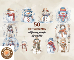 50 Cofy Snowman Png, Christian Christmas Svg, Christmas Design, Christmas Shirt, Christmas 122
