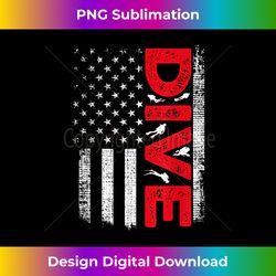 USA Flag Scuba Diving - Urban Sublimation PNG Design - Immerse in Creativity with Every Design