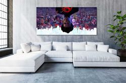Spider-Man Across The Spider-Verse Canvas, Wall Decor, High Quality Roll Canvas , Spider Verse  gift, The Spider-Verse H
