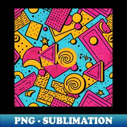 Abstract  Design 14 - Retro PNG Sublimation Digital Download - Bring Your Designs to Life