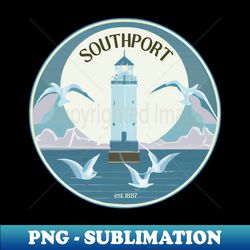 SOUTHPORT - NC - PNG Transparent Sublimation Design - Create with Confidence