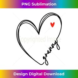 Cute granny With Heart Girl Women Mom Mother - Classic Sublimation PNG File - Access the Spectrum of Sublimation Artistry
