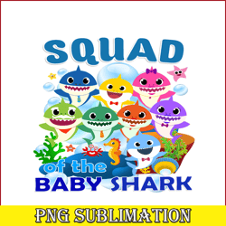 Squad of the baby shark png