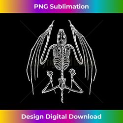 Vampire Blood Feeder Bat Skeleton - Urban Sublimation PNG Design - Spark Your Artistic Genius