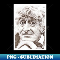 Jon Pertwee - Modern Sublimation PNG File - Bold & Eye-catching