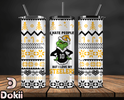 Pittsburgh Steelers Christmas Tumbler Png, NFL Merry Christmas Png, NFL, NFL Football Png 125