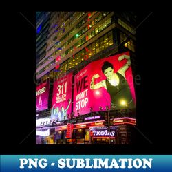 times square manhattan new york city - decorative sublimation png file - stunning sublimation graphics