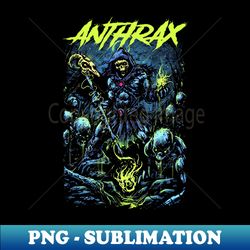 anthrax band merchandise - signature sublimation png file - spice up your sublimation projects