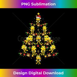 Bumble Bee Christmas Tree Gift Funny Bumble Bee Christmas - Eco-Friendly Sublimation PNG Download - Channel Your Creative Rebel