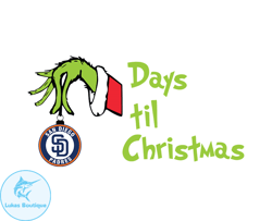San Diego Padres Christmas Svg, Christmas Svg, Baseball Sports Svg, MLB Team Svg, MLB, MLB Design 29