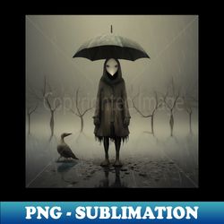 Rainy Day - PNG Transparent Sublimation File - Capture Imagination with Every Detail