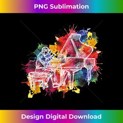 Piano Pianist Musician Gift Instrument - Bespoke Sublimation Digital File - Animate Your Creative Concepts