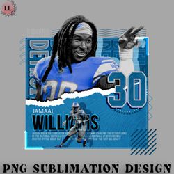 football png jamaal williams football paper poster lions
