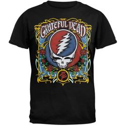 Grateful Dead &8211 Steal Your Roses Black T-Shirt