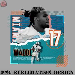 football png jaylen waddle football paper poster dolphins