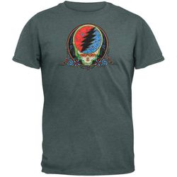 Grateful Dead &8211 Stealie Calaveras Charcoal T-Shirt