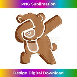 Kids Dabbing Teddy Bear Cute Dab Dance Pose - Luxe Sublimation PNG Download - Striking & Memorable Impressions