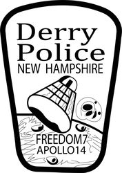 DERRY POLICE NEW HAMPSHIRE FREEDOM 7 APOLLO 14 BADGE VECTOR FILE SVG DXF EPS PNG JPG FILE