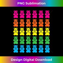 rainbow gummy bear candy - bohemian sublimation digital download - access the spectrum of sublimation artistry