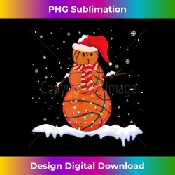 men boys basketball snowman christmas pajama sport ball - sophisticated png sublimation file - elevate your style with intricate details