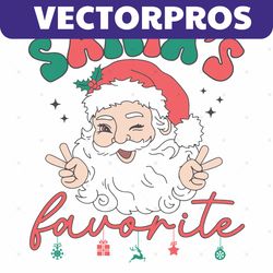 Groovy Santas Favorite Merry Christmas SVG Cricut Files
