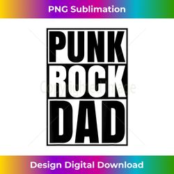 Punk Rock Dad Tattoos Punker Rocker Ska Band Father Guitar - Minimalist Sublimation Digital File - Animate Your Creative Concepts
