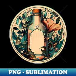 message in a bottle - png transparent sublimation design - bring your designs to life