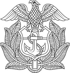 Merchant Marine Officers Crest Vector svg dxf eps png jpg File 2 SVG DXF EPS PNG JPG FILE