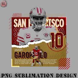 football png jimmy garoppolo football paper poster 49ers