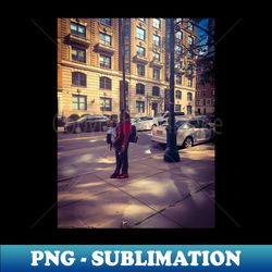 harlem street manhattan new york city - exclusive png sublimation download - fashionable and fearless