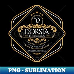 American Psycho - Dorsia - Stylish Sublimation Digital Download - Instantly Transform Your Sublimation Projects