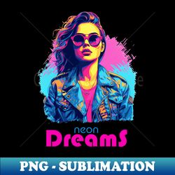 Neon Dreams - Gunnar - High-Resolution PNG Sublimation File - Stunning Sublimation Graphics