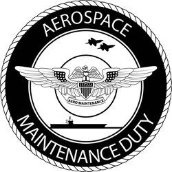 Navy Aerospace Maintenance Insignia Vector File 2 SVG DXF EPS PNG JPG FILE