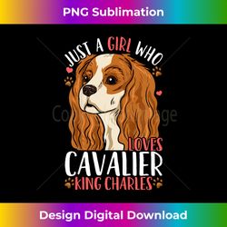 Kids Cavalier King Charles Gift - Minimalist Sublimation Digital File - Customize with Flair