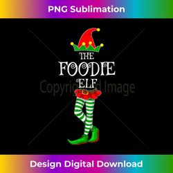 The Foodie Elf Family Matching Xmas Funny Christmas - Urban Sublimation PNG Design - Spark Your Artistic Genius
