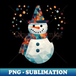 Snowman - Instant Sublimation Digital Download - Stunning Sublimation Graphics
