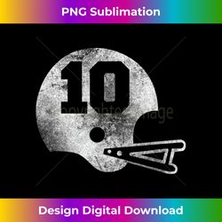 Vintage Football Jersey Number 10 T- Player Number - Minimalist Sublimation Digital File - Challenge Creative Boundaries