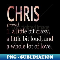Chris Girl Name Definition - Stylish Sublimation Digital Download - Perfect for Creative Projects
