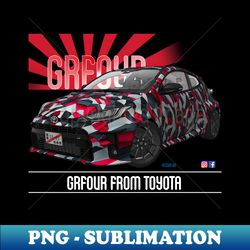 Toyota GRFOUR GR Camouflage - Exclusive PNG Sublimation Download - Spice Up Your Sublimation Projects